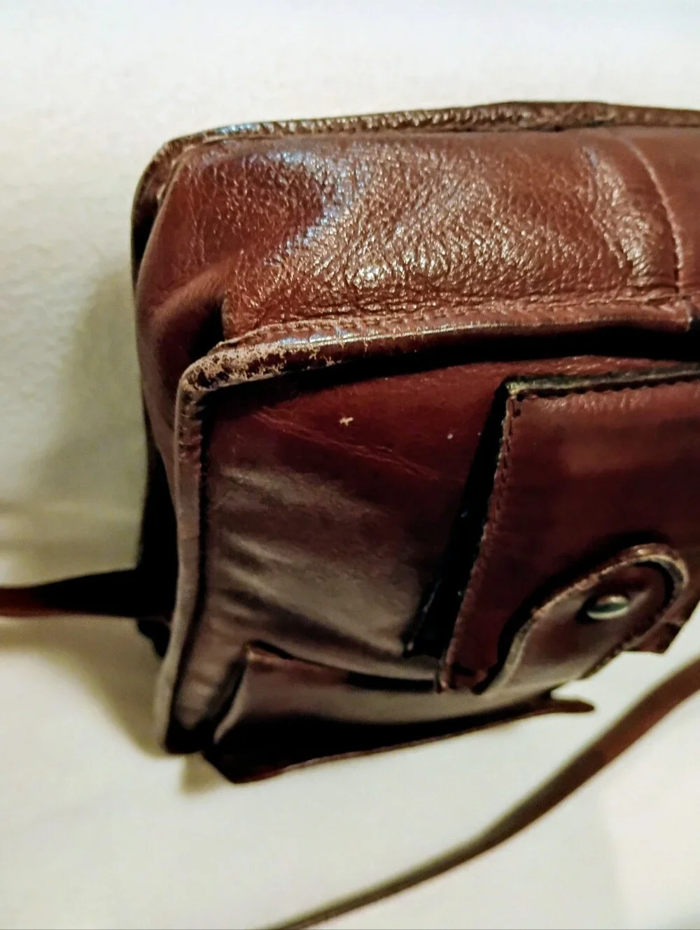 Fairfax Leather Hippie Satchel 70s Boho Good Goods